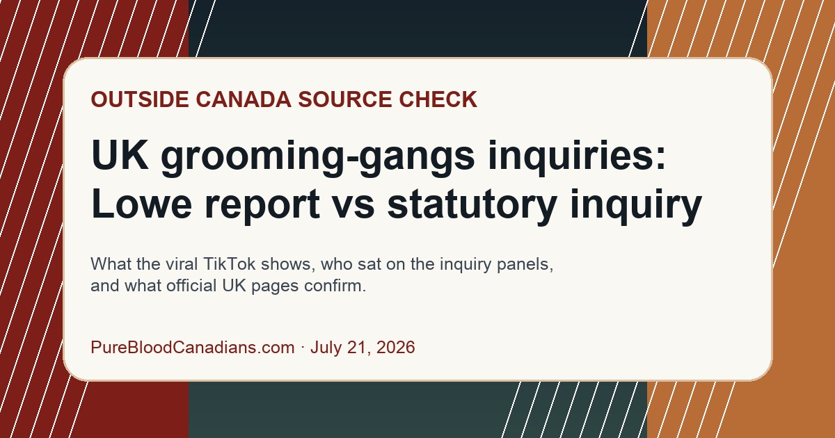 Outside Canada source-check graphic for UK grooming-gangs inquiries