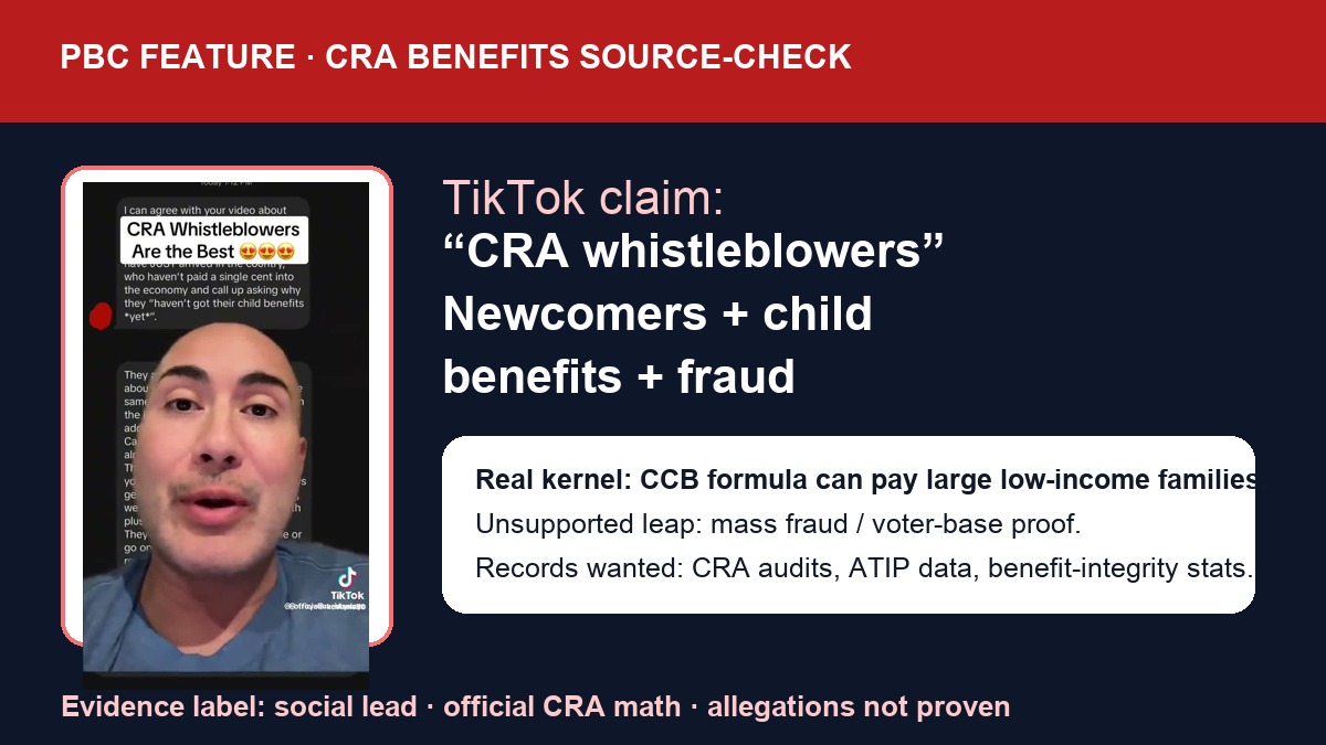 PBC source-card for CRA child-benefit TikTok