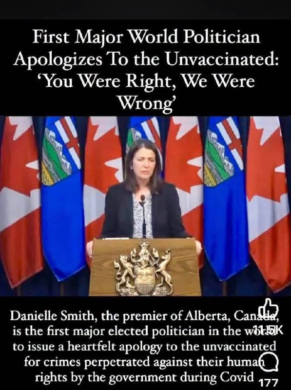 Viral meme claiming first major world politician apologizes to unvaccinated
