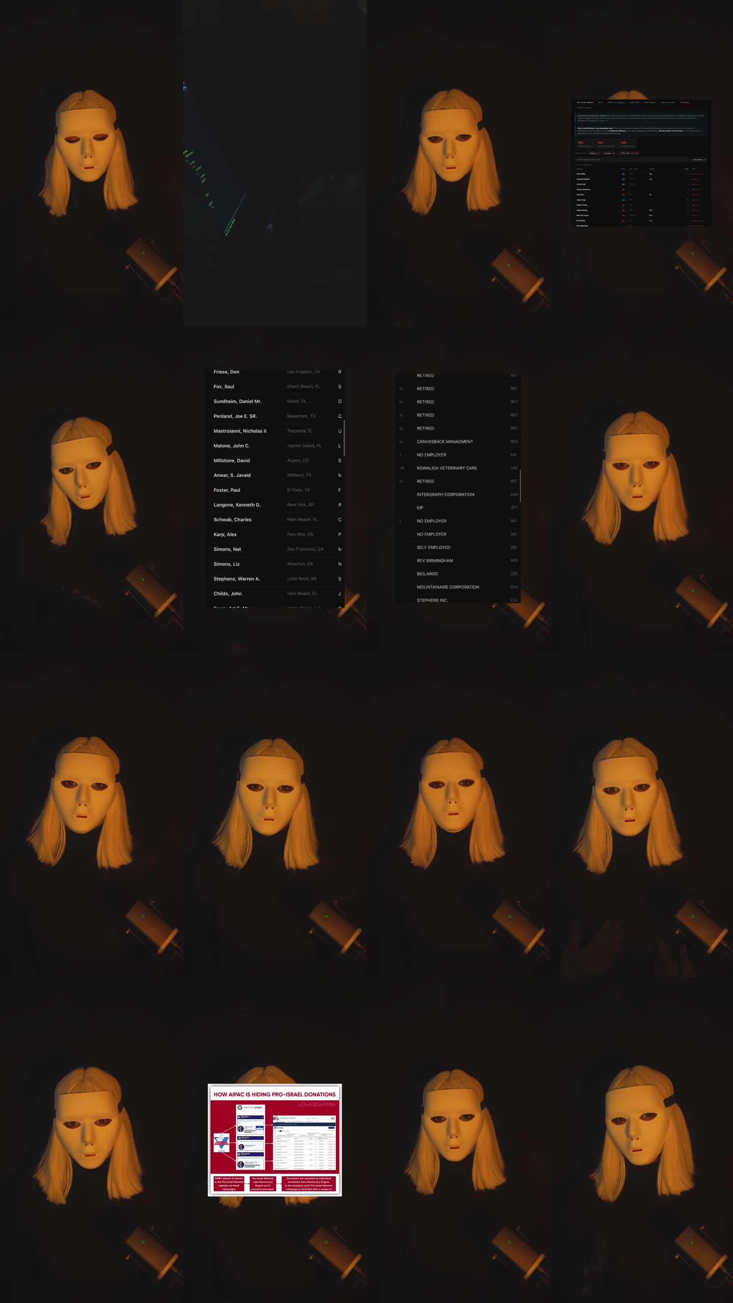 Frame contact sheet from Archive Genocide Instagram Reel
